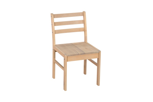 Стул с сиденьем массив выбеленная береза