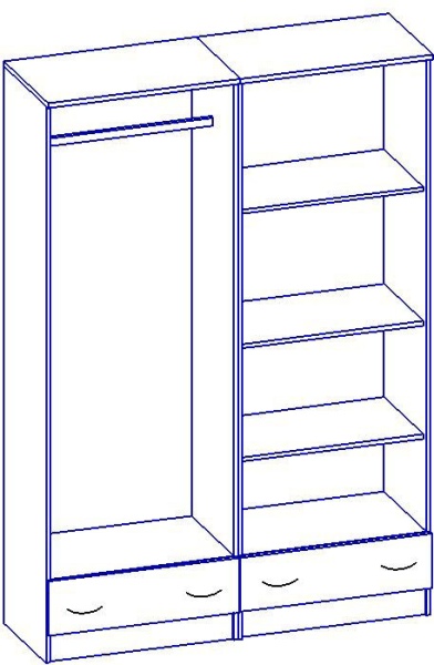 Спальный Гарнитур Кармен МДФ/Разные Цвета