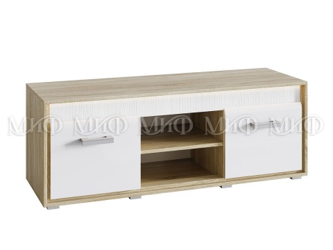 Гостиная Формула МДФ Сонома/Белый Глянец (Ш-2020 мм x Г-570 мм х В-2150 мм)