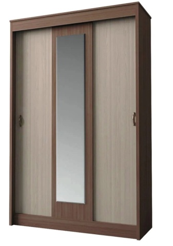 Шкаф-Купе Баська/Разные Цвета (Ш-1300 х В-2000 х Г-500 мм)