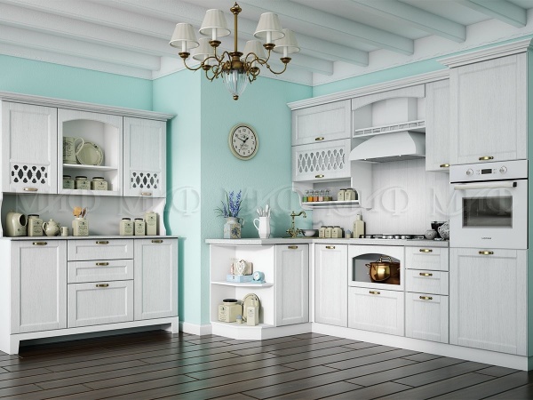 Кухонный Гарнитур Милан Угловой NEW МДФ 1300 x 2600 мм/Разные Цвета